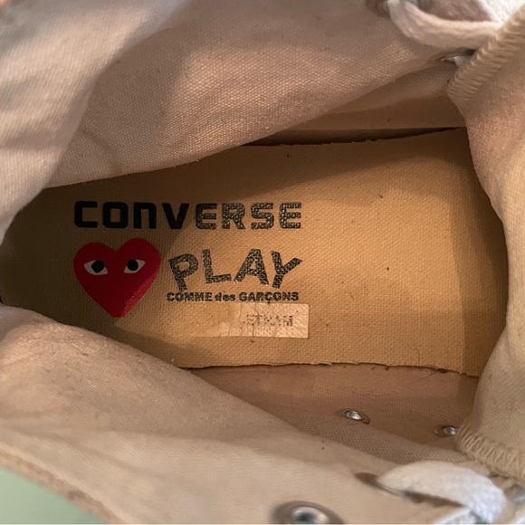 Comme Des Garçons PLAY Converse men size 11 - Picture 7 of 8